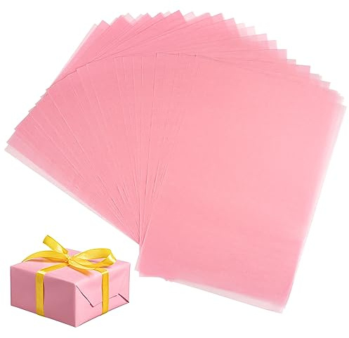 60 Blatt Seidenpapier Rosa, 21x30 cm Seidenpapier, Verpackung | Seidenpapier für DIY