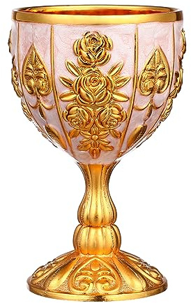 ABOOFAN 1 Pc Verre à Vin Européen Coupes De Vin Européennes Siroter Un Verre En Métal Gobelet à Martini Gobelet De La Reine Calice Gobelet Laiton Gaufre Homme Alliage De Zinc
