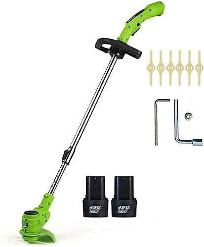 RUTAVM Portatile in Mano Tagliaerba a Batteria 12V/24V Tagliaerba Elettrico Regolabile Tagliaerba da potatura da Giardino Attrezzi da Giardino elettrici-12V-2 Batteria