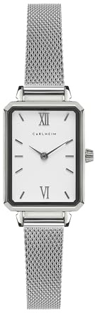 Carlheim Damklockor Mila Petite Square 2620, vit, SILVER, Klassisk