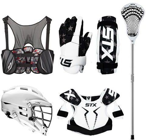 6-Piece STX Stallion 75 USA Youth Lacrosse Starter Set