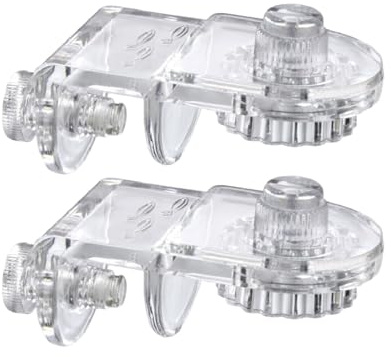 Sichere Aquarium-Deckel-Clips – 2 Stück Acryl randlose Glas-Himmel-Clips für Aquarien | Abdeckung Deckel Haube Stützhalter randloses Aquarium-Zubehör, bietet Sicherheit für Haustierbesitzer