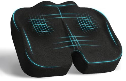 Chicvault Stadium Seat Cushion, Extra Thick 50D High-Density Bleacher Cushion with Carry Handle, Non-Slip Water-Resistant Stadium Cushions for Bleachers & Outdoor Events(1-Pack)