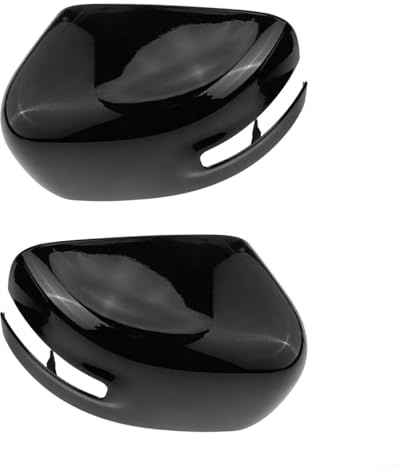 Emiif Wing Mirror Cover for Jeep Renegade 2015-2022 Replacement Pair in Glossy Black ABS Plastic