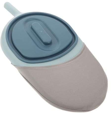 MOTHNUR Padella Sanitaria Portatile con Coperchio per Anziani e Disabili Vasino da Letto in Plastica Resistente e Facile da Pulire Uso Domestico e Ospedaliero Comfort Colore Casuale