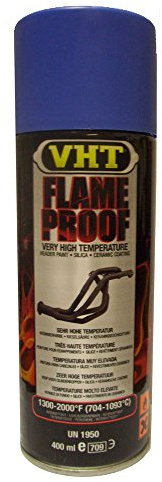 VHT Lack GSP110 Auspuff u.- Krümmerlack Flame Proof Blau matt hitzebeständig bis 1093°C (EUR 39,75/L)