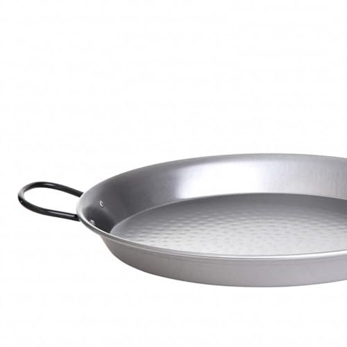 Poêle à paella en acier poli, 115 cm de diamètre, l'original de l'Espagne de Paella World