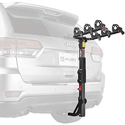 Allen Sports Premier Hitch Mounted 3-Bike Carrier, Model S535 , Black