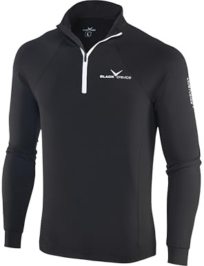 Black Crevice Skidrolli dragkedja för män, svart/vit, M