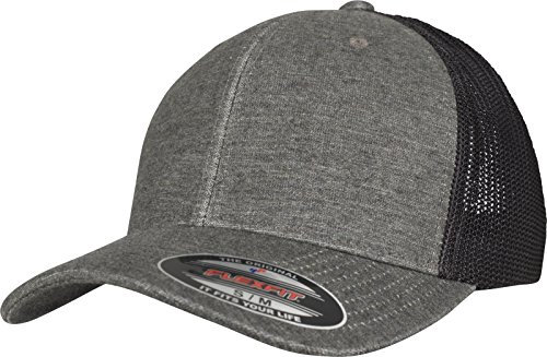 Flexfit Retro Trucker Cap, Khaki/Black Mesh, S/M