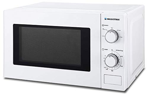 MILECTRIC MICROONDAS MIW-20LB (Capacidad 20L, Potencia 700W con 5 Niveles, Descongelador)