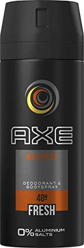 Axe Bodyspray Moschus Deo ohne Aluminium sorgt 48 Stunden lang für effektiven Schutz vor Körpergeruch 150 ml