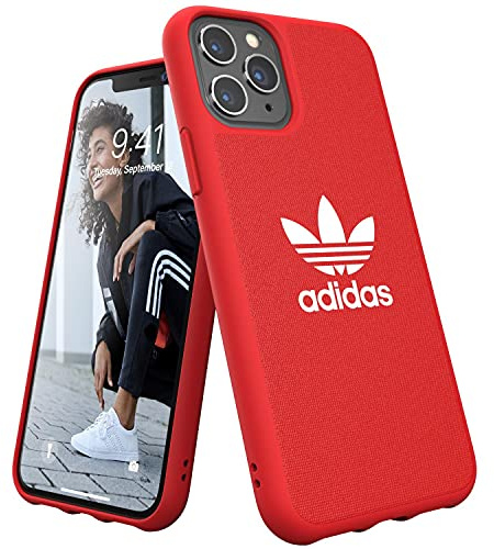 adidas 36349 Originals Adicolor Backcover Rot für das iPhone 11 Pro