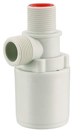sourcing map Float Ball Valve G3/4 Thread Plastic Vertical Water Liquid Level Control Sensor Automatic with Filter