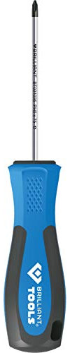 BRILLIANT TOOLS BT031035 Giravite taglio a croce, PH0 x 75 mm [Powered by KS TOOLS]