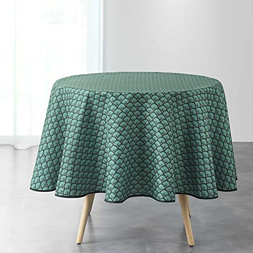 douceur d'intérieur Artchic rund duk, grön, (0) 180 cm