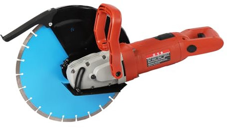 Betonsäge mit 35cm Diamantblatt 3800r/min Nass-/Trockenbetonsäge Staubfreies Schneiden Steinschneidemaschine 3000W Reiner Kupfermotor