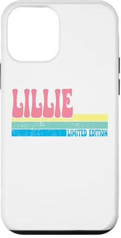 Custodia per iPhone 12 mini LILLIE Nome Personalizzato Cute Idea Groovy Donne LILLIE