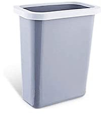 Poubelles sous le comptoir de cuisine Poubelle suspendue sous l'évier de cuisineastique sur la porte de l'armoire avec anneau supérieur pour fixer le sac poubelle de cuisine (couleur : gris)