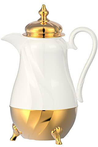 thermos teapot,Insulating cup,thermal insulation b 35 oz Arabic Style Coffee Carafe Insulated Pot, Coffee Vacuum Thermal Thermos with Lid and Big Handle 12 Hours Hot,24 Hours Cold for Tea,Coffee,Juice