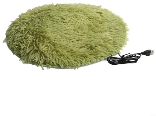 SPORTARC USB-Heizdecke, PPlush Haustier-Heizdecke, warme Decke, Katzen- und Hunde-Wintermatte, Heizkissen, kleine Heizung für Katzen (grün)