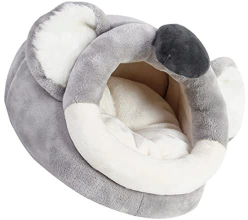 DRESSOOS Meerschweinchenhaus Höhle Haustiere Betten Haustiere Höhle Cartoon-Bett Haustiernest Warmes Nest Für Hamster