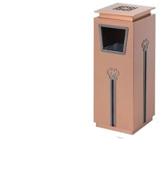 Papelera de Exterior, cenicero Comercial Cuadrado, Ascensor para Edificios de oficinas, hoteles, centros comerciales, papeleras de Acero Inoxidable, Papelera