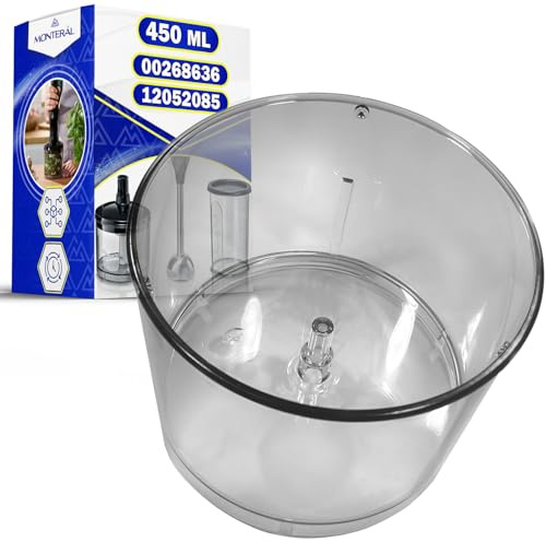 MONTERAL Bol pour Mixeur Plongeant 450 ML 00268636 pour Bosch pour Siemens | Garantie de 10 Ans - MONTERAL