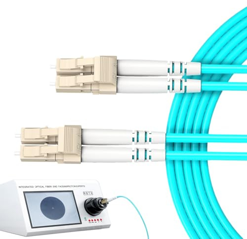Cable de fibra óptica: cable de Internet de alta velocidad, fibra óptica duradera | Conexiones a Internet en el lugar de trabajo, baja latencia, fácil instalación, enrutadores e interruptores
