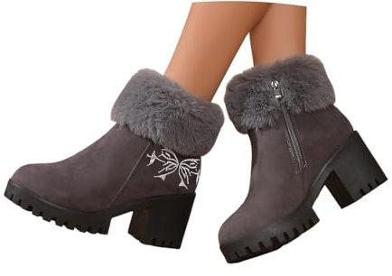 Apres Ski Femme Bottes De Neige Botte Bottine Fourrée Chaussures Glacia Barefoot Imperméable Hiver Botas Bottines Fourrées Chaussure Boots Après Grand Froid Pour Apres-Ski Chaude Après-Ski Chaudes