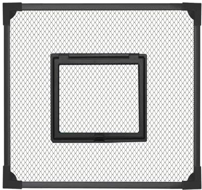 Fiocias Aquarium Abdecknetz, Aquarium Netzabdeckung Jump Guard Netz, Schutznetz Abdeckung für Fische, Tankdeckel Ersatznetz in Robuster für Sicheren Halt Und Leichte Reinigung, 30x30cm