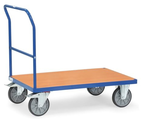 fetra 2501 Plattformwagen MultiVario, Holzplattform, (T)600 mm