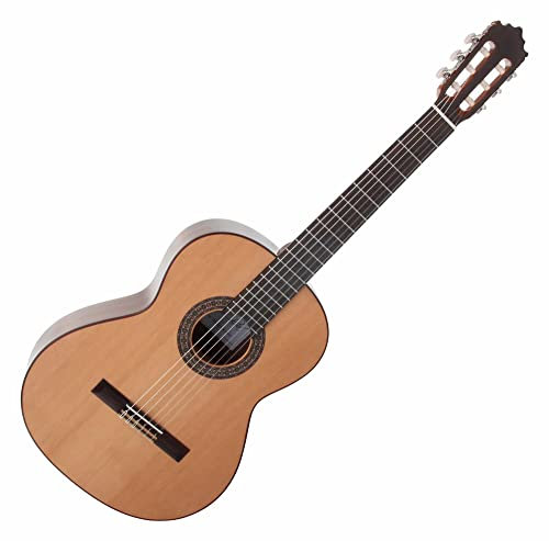 Antonio Calida GC202G 4/4 Konzertgitarre (massive Decke aus kanadischer Zeder, Boden & Zargen aus Sapele, Hals: Mahagoni) Hochglanz