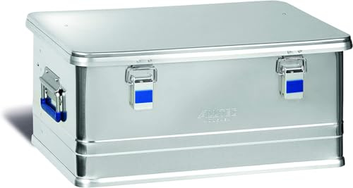 ALUTEC Aluminiumlåda COMFORT 48 (kapacitet 48 l, innermått (L x B x H) 550 x 350 x 248 mm, damm/stänksäker, verktygslåda, förvaringslåda, vikt 4,17 kg) 12048