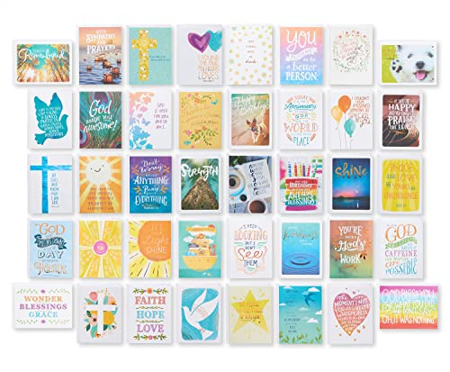 American Greetings Deluxe religiöst kortsortiment för alla tillfällen (40 stycken)