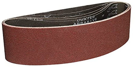 Sruhrak Bandas de Lija 100 x 915 mm - Granos 60 Lijado Correas Para Lijadora de Banda (5 UNIDADES)