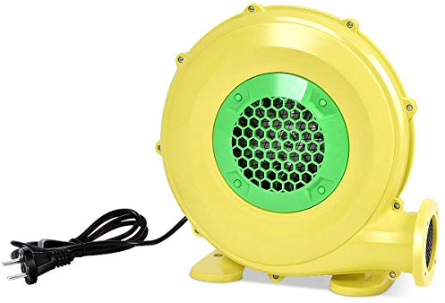 GYMAX Ventilatore per Castello Gonfiabile, Soffiatore Elettrico, Giallo (450W)