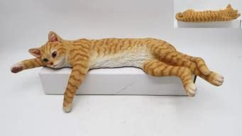 DecoTrend GmbH Dekofigur Helle Katze Fensterbrett 58x26x23cm