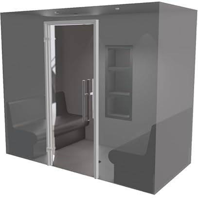 240 x 120 - Hammam kit de Construction Cabine de Douche à carreler avec générateur Vapeur