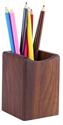 MAGICLULU Holzbox Für Stifte Aufbewahrung Für Stifte-box Schreibtisch-organizer Aus Naturholz Stifthalter Für Schreibtisch Schreibwaren-organizer Mit Robustem Design