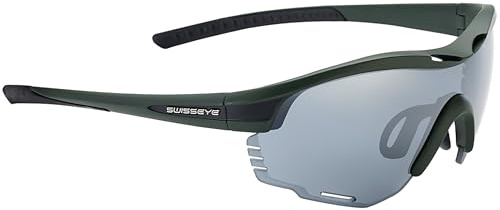 Swiss Eye Unisex Novena Re+ S Sportbrille, Olive matt-Black, OneSize