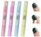 4 Piezas Plumas Corrector de Esmalte de Uñas, Bolígrafos Correctores de Esmalte de Uñas, Bolígrafos Quitaesmaltes Recargable, Bolígrafo Removedor de Manicura con 12 Puntas de Repuesto (4 Colores)