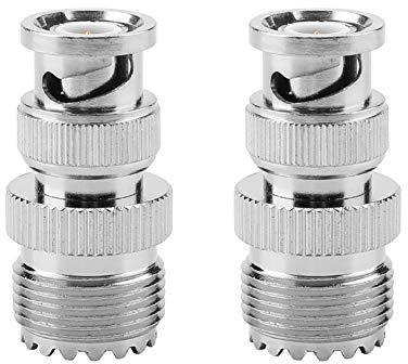Cavo Coassiale - Connettore Bnc 2 Pezzi Spina Maschio Bnc a UHF So239 Pl-259 Femmina Jack Rf Adattatore Cavo Coassiale Connettore Connettore Bnc per Rg58