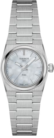 Tissot Damen Analog Schweizer Quarzwerk Uhr mit Edelstahl Armband T1370101111100