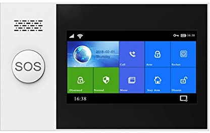 Sistema de Alarma para Casa, Kit de de alarma de seguridad PG107 Tuya, Control de aplicación con cámara IP, Detector de movimiento de marcación automática, alarma inteligente for el hogar, para el