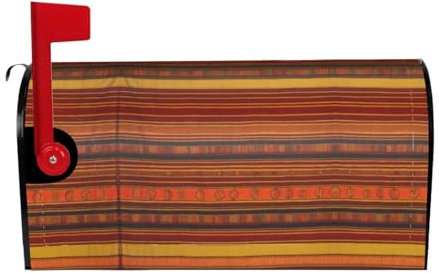 Native American Pattern Print Magnetic Mailbox Covers,Unique Outdoor Spring Decor For Standard Size Mailboxes