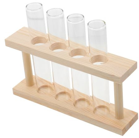 Happyyami Glasröhrchen Für Pflanzen Transparente Hydrokultur-Blumen-glasröhrchen Anzuchtröhrchen Für Kleine Pflanzen Terrarien-pflanzengefäße Praktische Pflanzenanzuchtröhrchen