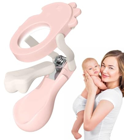 Coupe-Ongles pour Bébé | Ciseaux à Ongles de Pieds - Ciseaux Pliants avec Loupe et Lumière LED pour Adultes Personnes Âgées Animaux