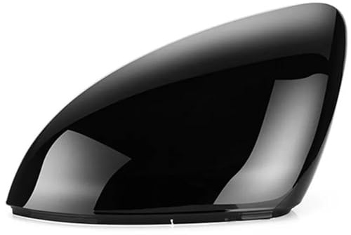 Außenspiegel Kappe 1 Paar Außenspiegelgehäuse Für VW Für Golf 7 Für MK7 Für MK7.5 Für Touran Seitenspiegelabdeckungen(SCHWARZ,Links)