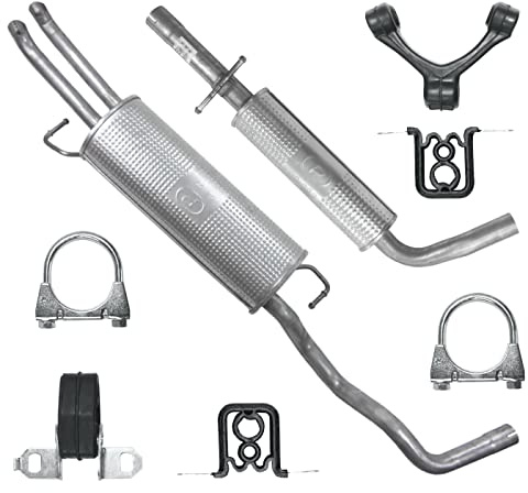 POLMOstrow Auspuff für Skoda Octavia 1 I 1996-2010 | Mitteltopf und Endtopf, Motoren: 1.4 - 1.6 - 1.9 SDI, Fließheck, Kombi
